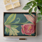 Art Nouveau Floral Decoupage Tissue Paper Tissuepapier (Geschenk)