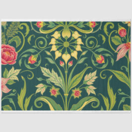 Art Nouveau Floral Decoupage Tissue Paper Tissuepapier