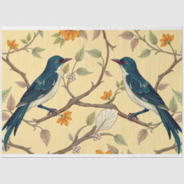 Art Nouveau Floral Decoupage Tissue Paper Tissuepapier