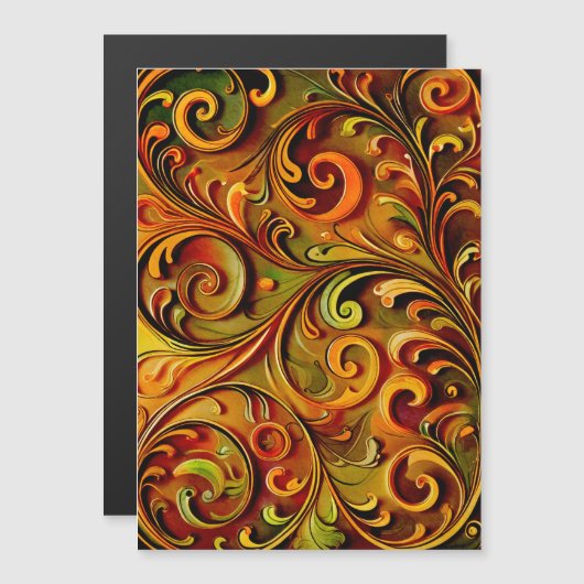 Art Nouveau floral design  (Voorkant / Achterkant)