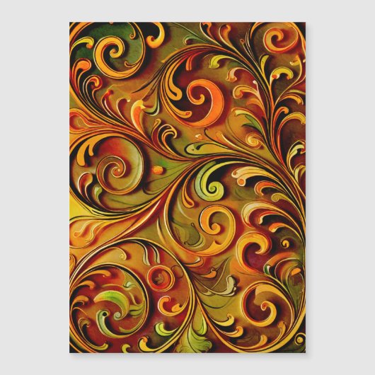 Art Nouveau floral design  (Voorkant)