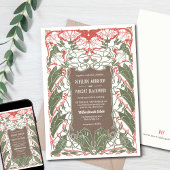 Art Nouveau Floral Elegance 2 Kaart