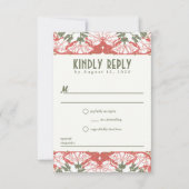 Art Nouveau Floral Elegance 2 RSVP (Voorkant)