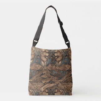 Art Nouveau Floral elegant Crossbody Tas