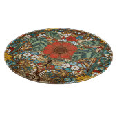 Art Nouveau Floral Garden – Sunflowers, Bee Snijplank (Hoek)