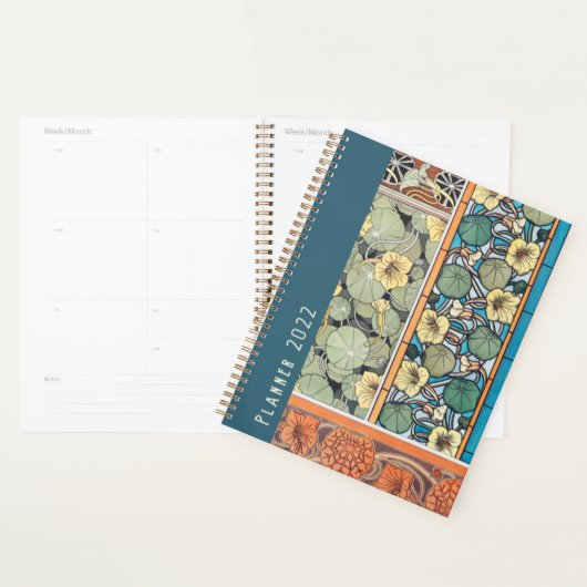  Art Nouveau Floral Grote Planner (Display)