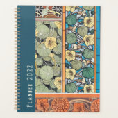  Art Nouveau Floral Grote Planner (Voorkant)