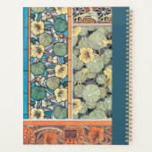  Art Nouveau Floral Grote Planner (Achterkant)
