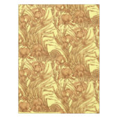  Art Nouveau Floral Iris Pattern Tafelkleed (Voorkant)