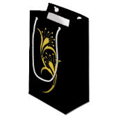 Art Nouveau Floral Klein Cadeauzakje (Voorkant Gekanteld)