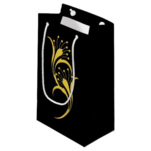 Art Nouveau Floral Klein Cadeauzakje (Voorkant Gekanteld)