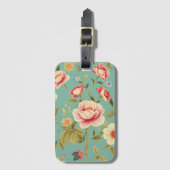 Art Nouveau Floral - Leef het leven in volle bloei Bagagelabel (Voorkant (verticaal))