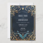  Art Nouveau Floral Lijst Alfonse Mucha Kaart (Voorkant)