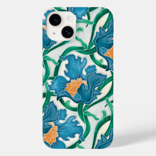 Art Nouveau Floral Majolica Pattern Case-Mate iPhone 14 Hoesje