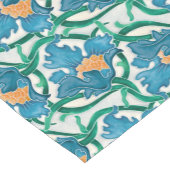 Art Nouveau Floral Majolica Pattern Korte Tafelloper (Hoek)