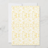 Art Nouveau Floral – Mandala Paisley Poster Art Save The Date (Achterkant)