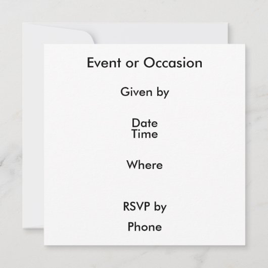 Art Nouveau Floral monogram A Kaart (Achterkant)