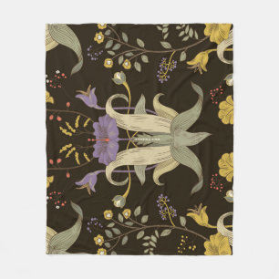 Art Nouveau Floral: motief Fleece Deken