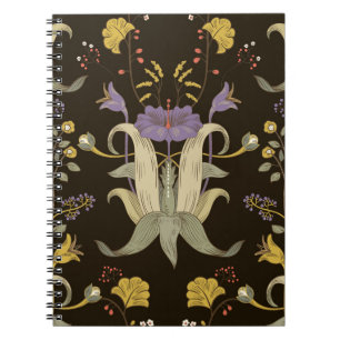 Art Nouveau Floral: motief Notitieboek