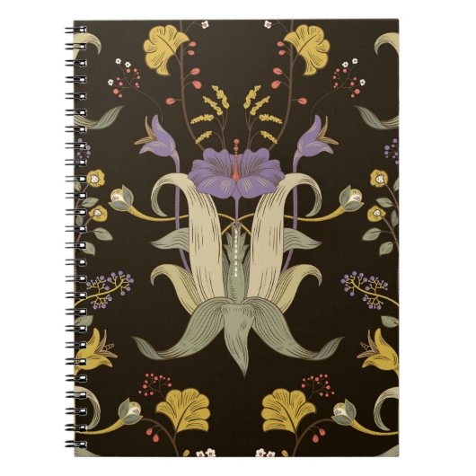 Art Nouveau Floral: motief Notitieboek (Voorkant)