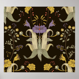 Art Nouveau Floral:  motief Poster