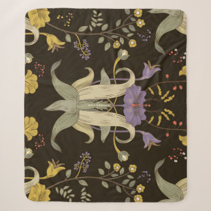 Art Nouveau Floral: motief Sherpa Deken