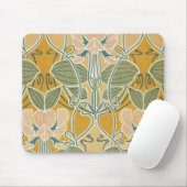 Art Nouveau Floral Muismat (Met muis)