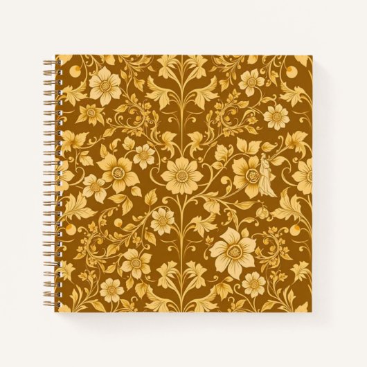 Art Nouveau Floral Notitieboek (Voorkant)