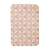Art Nouveau Floral Pastel Paarse Crème Badmat (Voorkant Verticaal)