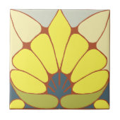 Art Nouveau Floral Pattern Frieze Tegeltje (Voorkant)