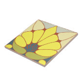 Art Nouveau Floral Pattern Frieze Tegeltje (Zijkant)