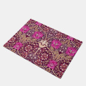 Art Nouveau Floral, Plum, Beige en Deep Paars Deurmat (Schuin)