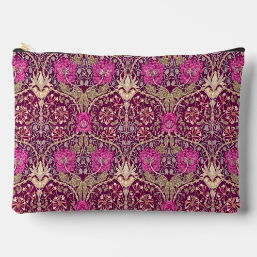 Art Nouveau Floral, Plum, Beige en Deep Paars Etui (Voorkant)