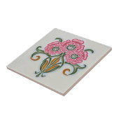 Art Nouveau Floral Tegel Tegeltje (Zijkant)