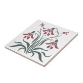 Art Nouveau Floral Tegeltje (Zijkant)
