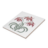 Art Nouveau Floral Tegeltje (Zijkant)