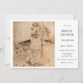 Art Nouveau Floral Vrijgezellenfeest Kaart (Voorkant)