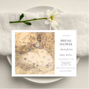  Art Nouveau Floral Vrijgezellenfeest Kaart