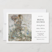  Art Nouveau Floral Vrijgezellenfeest Kaart (Voorkant)