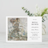  Art Nouveau Floral Vrijgezellenfeest Kaart (Staand voorkant)