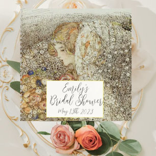 Art Nouveau Floral Vrijgezellenfeest Recept Notitieboek