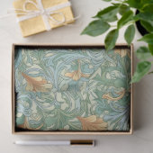 Art Nouveau Floral Wallpaper Design Decoupage Tissuepapier (Geschenk)