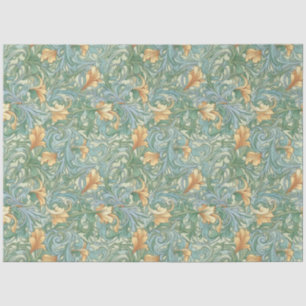 Art Nouveau Floral Wallpaper Design Decoupage Tissuepapier