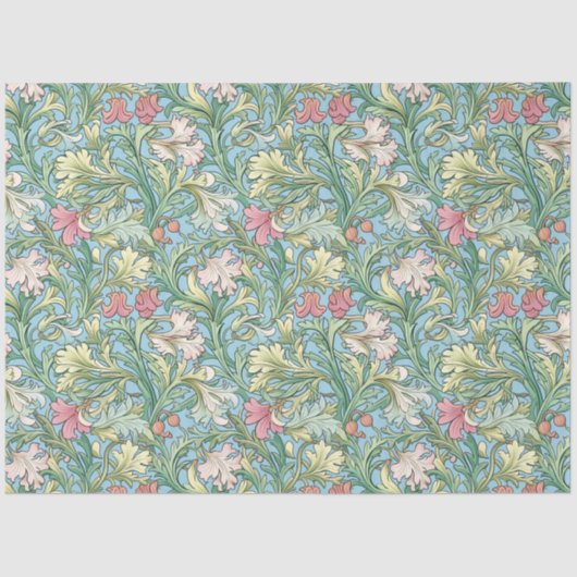Art Nouveau Floral Wallpaper Design Decoupage Tissuepapier (Voorkant)