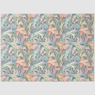 Art Nouveau Floral Wallpaper Design Decoupage Tissuepapier