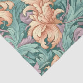 Art Nouveau Floral Wallpaper Design Decoupage Tissuepapier (Detail)