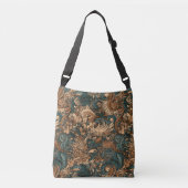 Art Nouveau Floral Weaves Crossbody Tas (Voorkant)