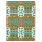 Art nouveau florale  textielkunst verneuil klembord (Achterkant)