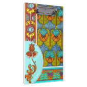 Art nouveau florale  textielkunst verneuil klembord (Rechts)