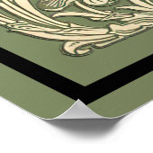 Art Nouveau Florence Border Quote Custom Size Poster (Hoek)